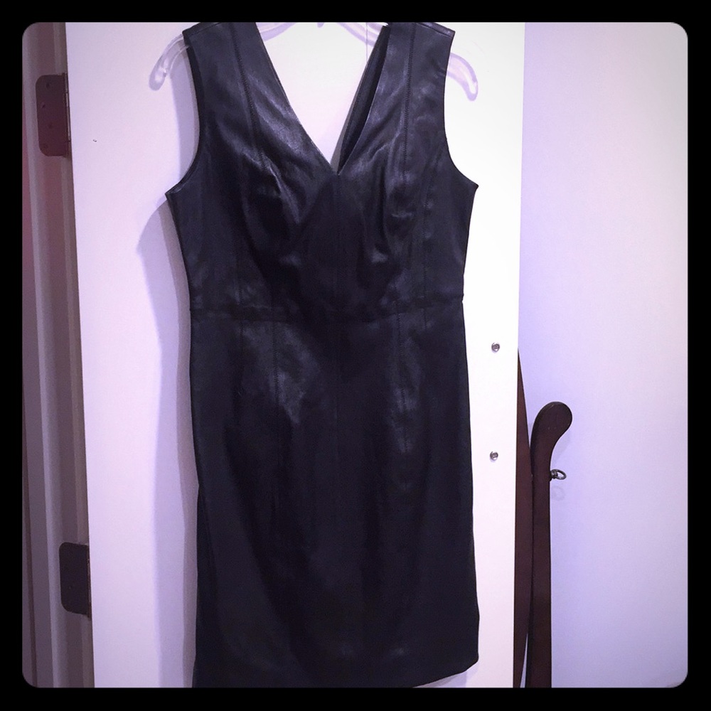 KENNETH COLE COLLECTION 100% leather dress